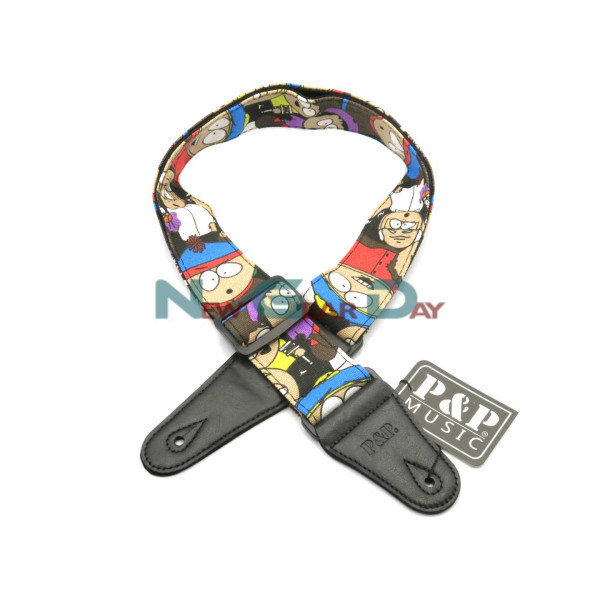 New Gear Day P&P S122-B South Park Guitar Strap New Gear Day P&P S122-B South Park Guitar Strap
