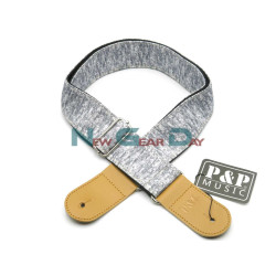 P&P S1677-C Silver Guitar Strap