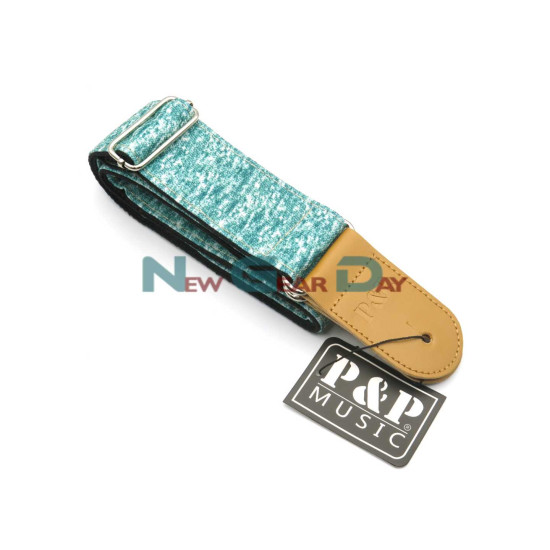 New Gear Day P&P S1677-B Green Guitar Strap