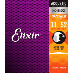 Elixir 11027 Nanoweb 80/20 (11-52) FREE SHIPPING