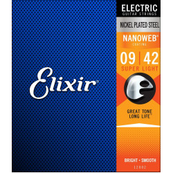 Elixir 12002 Nanoweb (9-42) FREE SHIPPING