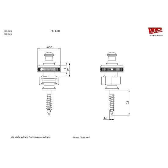 Schaller S-Locks - Chrome