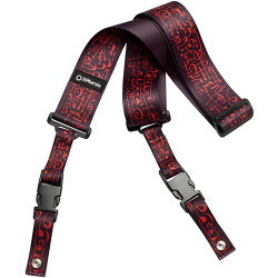 DiMarzio DD2243 Steve Vai ClipLock Quick Release Guitar Strap Art Black