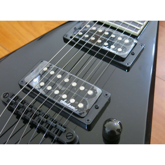 New Gear Day Jackson X Series Rhoads RRXT24-7 7-String Electric Guitar Gloss Black