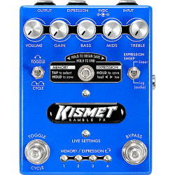 Ramble FX Kismet Overdrive/Distortion Effects Pedal