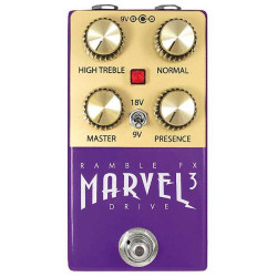 Ramble FX Marvel Drive V3 Overdrive Effects Pedal - Purple