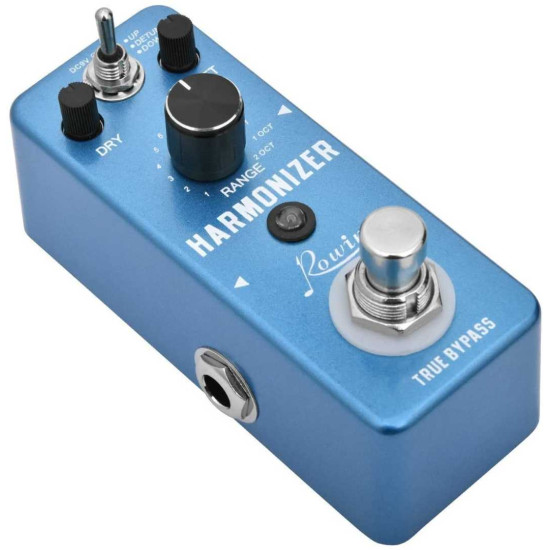 New Gear Day Rowin Harmonizer Effects Pedal Guitar LEF-3807 Aluminum Alloy Shell True Bypass Pedal Musical Instruments