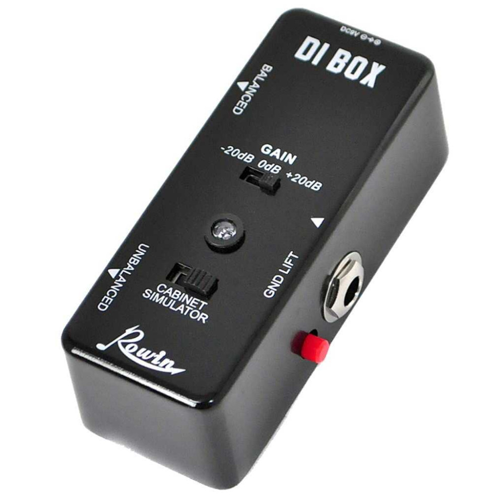 Sale Rowin DI Box LEF331 Guitar Effects Pedal With Simulator