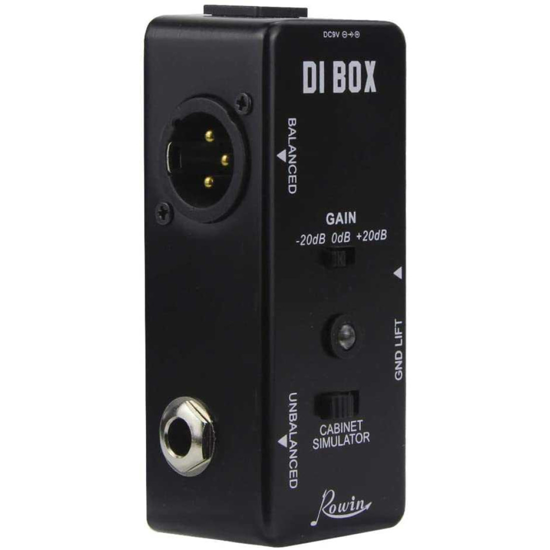 Sale Rowin DI Box LEF331 Guitar Effects Pedal With Simulator