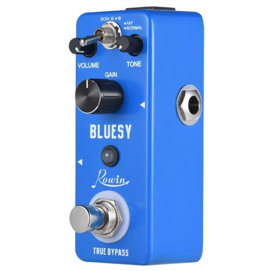Rowin Lef-321 Bluesy Guitar Effect Pedal Overdrive Aluminum Alloy Shell True Bypass Pedal Musical Instruments