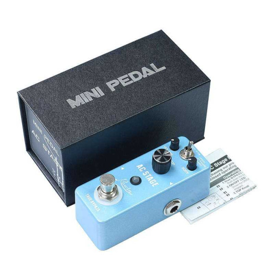 New Gear Day Rowin Guitar Effects Classical Ac Stage Acoustic Effects Pedal Guitar True Bypass Design Acoustic Guitar Simulator Effects