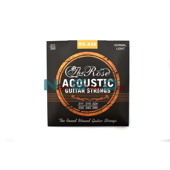 The Rose RX-A50- Acoustic Guitar Strings Phosphor Bronze Steel 11 to 50