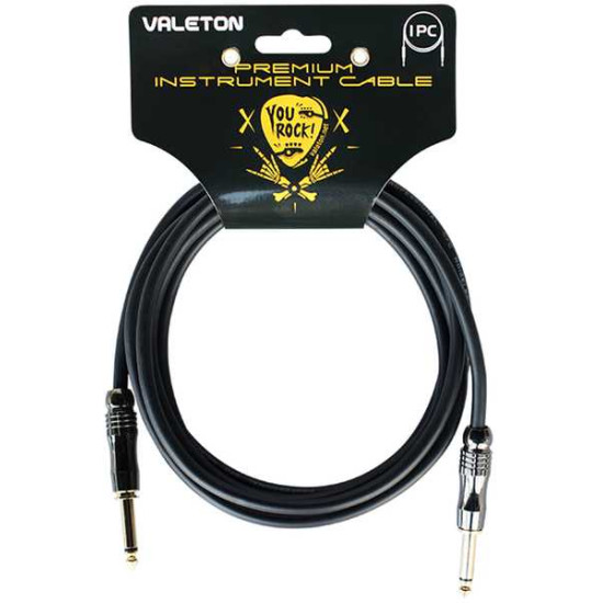 Valeton VGC-3 Premium Instrument Guitar Cable 3meter / 10 feet Black