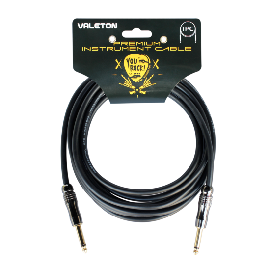 Valeton VGC-5 Premium Instrument Guitar Cable 5meter / 16.4 feet Black