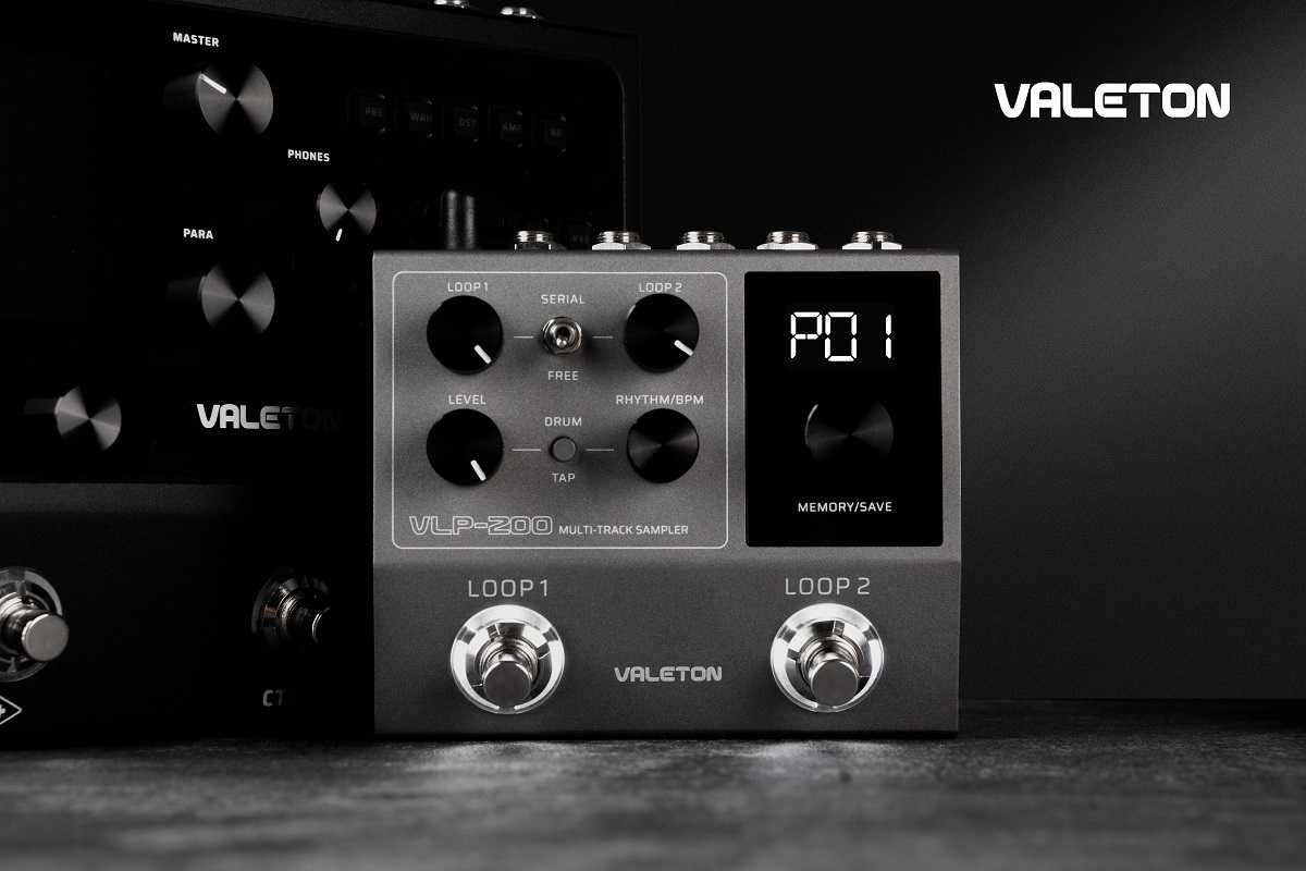 Sale | Valeton VLP-200 Multi-Track Sampler Dual Looper and