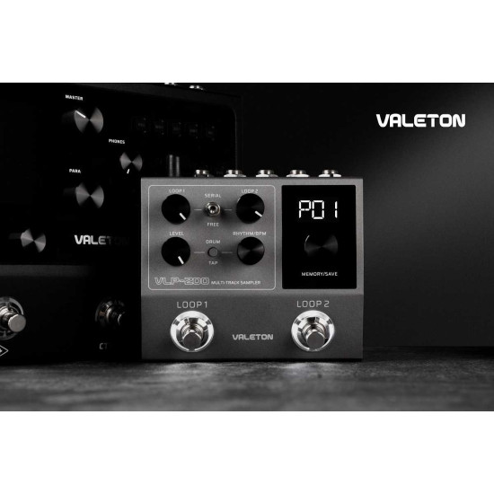 New Gear Day Valeton VLP-200 Multi-Track Sampler Dual Looper and Drum Machine