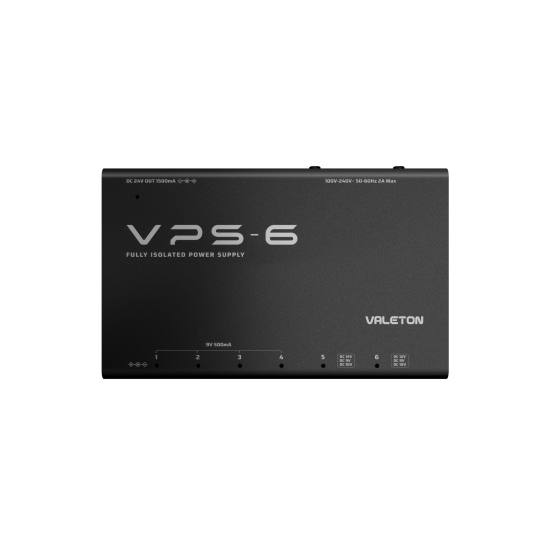 New Gear Day Valeton VPS-6 fully Isolated Power Supply for guitar effects pedals.