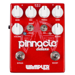 Wampler Pinnacle Deluxe v2 with Boost Distortion Effects Pedal Wampler Pinnacle Deluxe v2 with Boost Distortion Effects Pedal