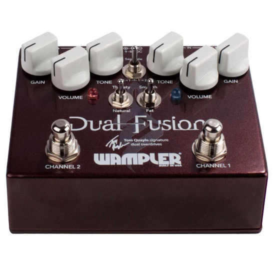 Wampler Dual Fusion Tom Quayle Signature Overdrive Guitar Effects Pedal