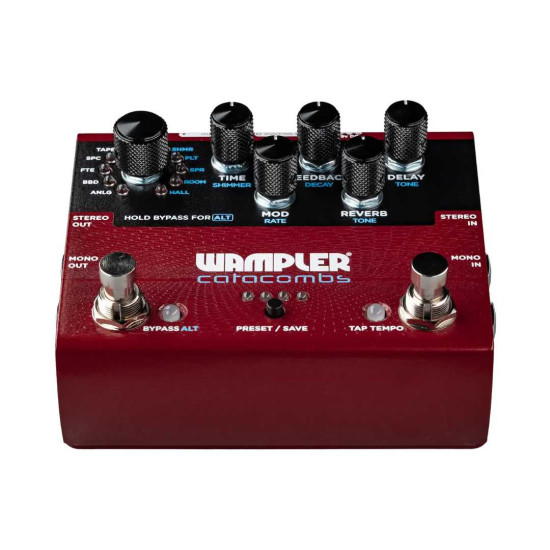 New Gear Day Wampler Catacombs Delay and Reverb guitar effects pedal