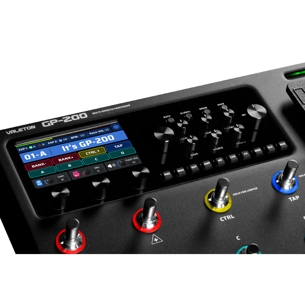 Sale | Valeton GP-200 Multi Effects Pedal with Free Gigbag ...