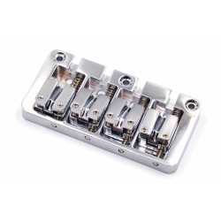 Brokk Modern Hi-Mass 4 String Bass Bridge - Chrome Brokk Modern Hi-Mass 4 String Bass Bridge - Chrome