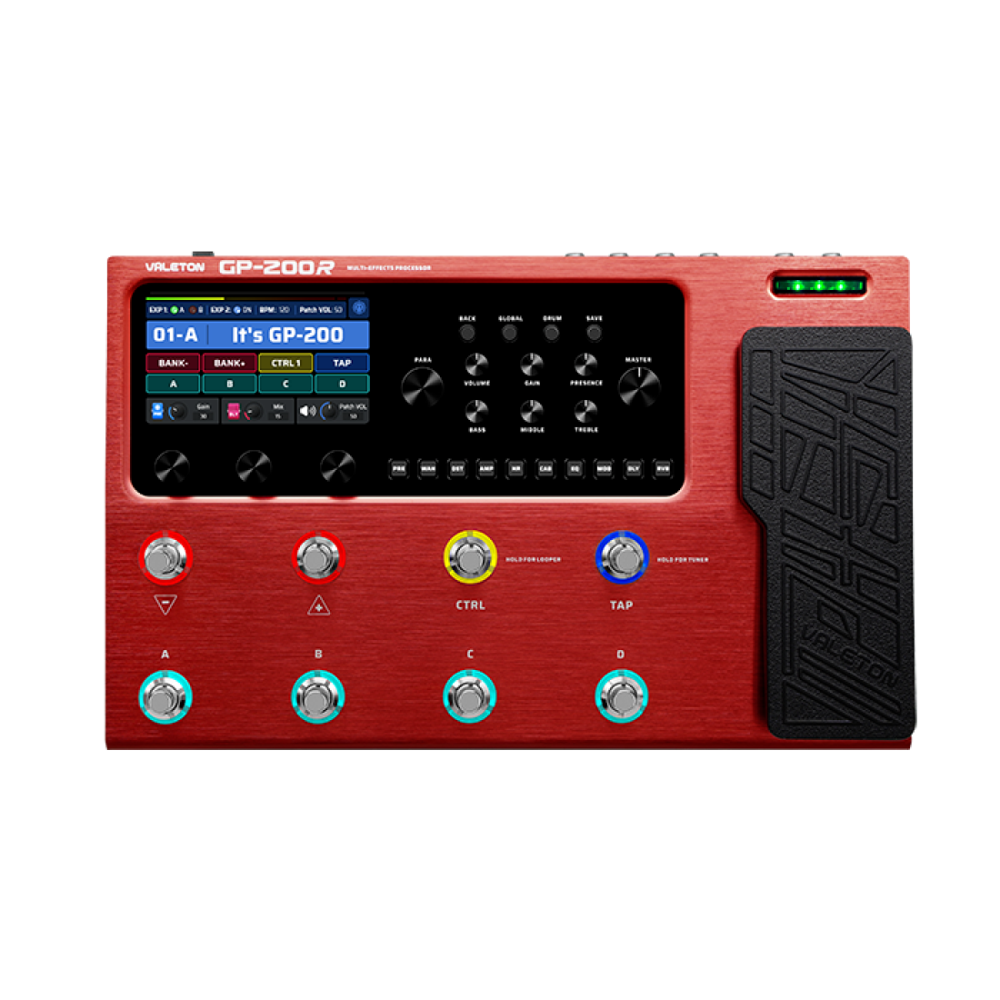 Sale Valeton GP200 Multi Effects Pedal with Free Gigbag