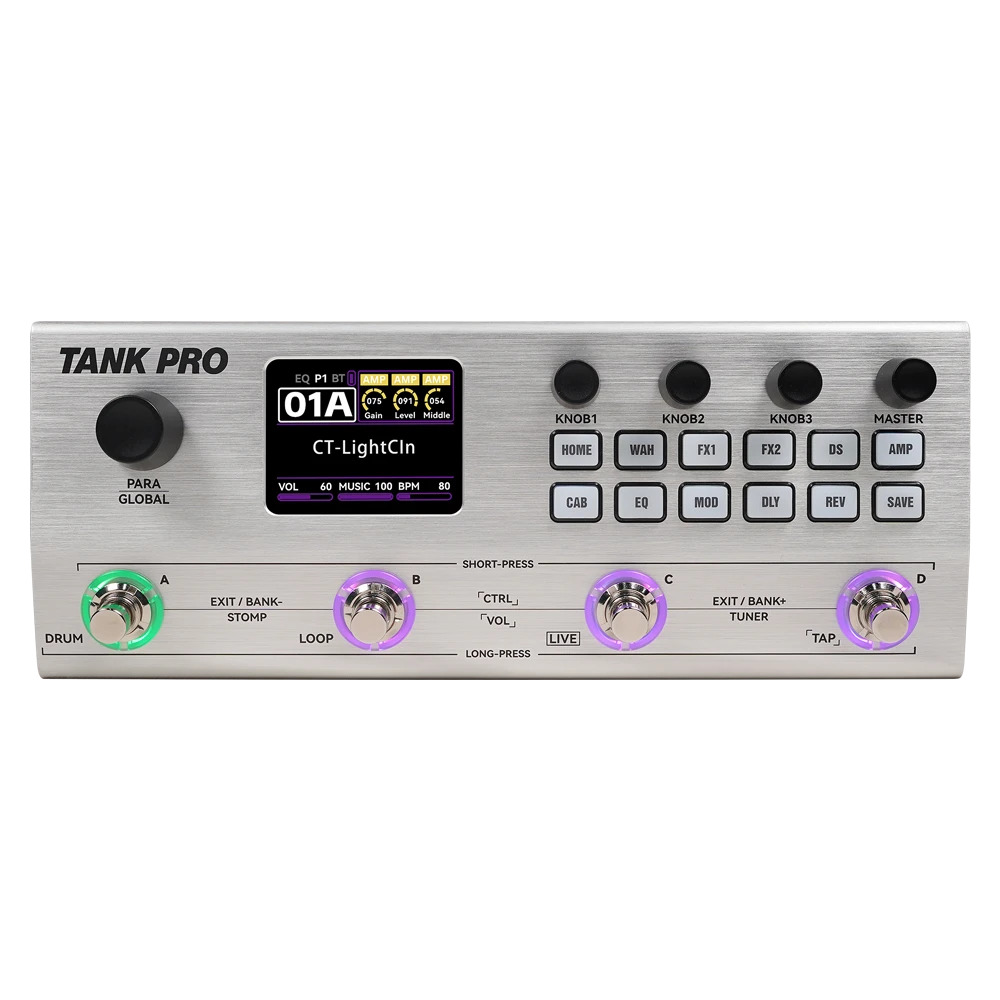 M-Vave TANK PRO Guitar and Bass Multi-Effects Processor PRE-ORDER